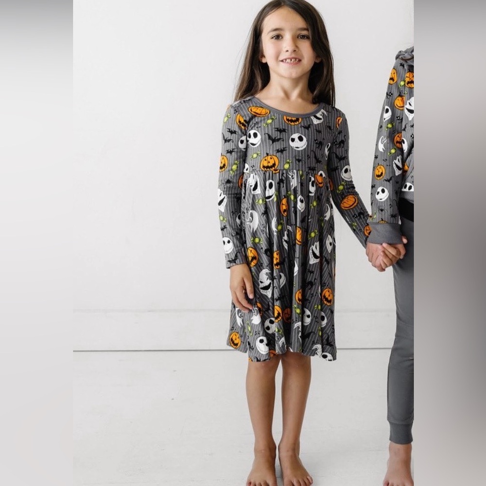 Little Sleepies Disney OG Nightmare Before Christmas dress size 10